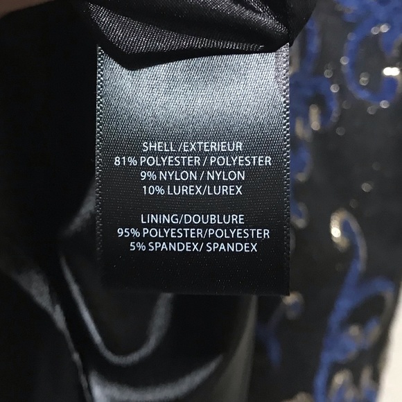 Badgley Mischka Vienna Metallic Brocade Dress New - Picture 8 of 8